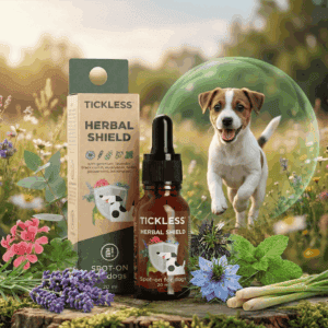 Tickless Herbal shield spot on – 100% természetes illóolaj rovar távoltartó