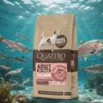 QUATTRO Hypoallergenic SALMON-KRILL kutyatáp 1,5kg-7kg